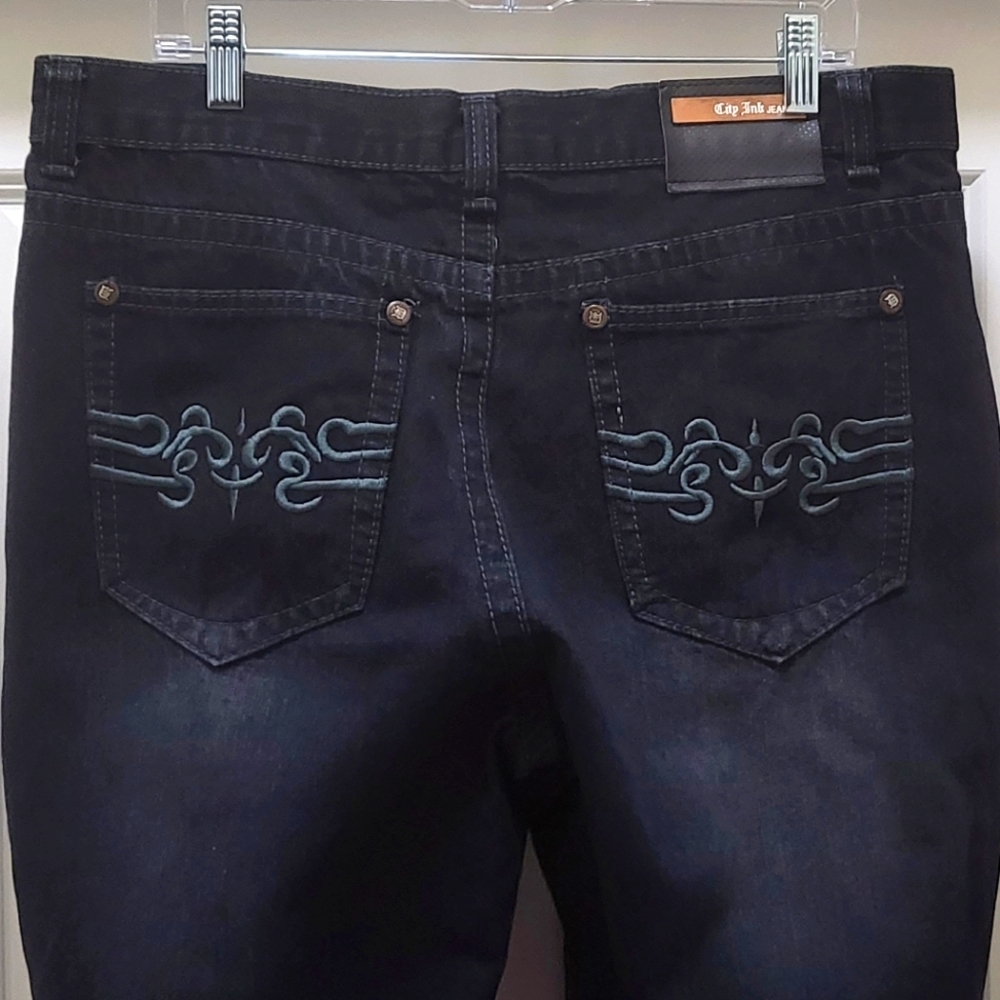 City Ink Men's Boot Cut Jeans